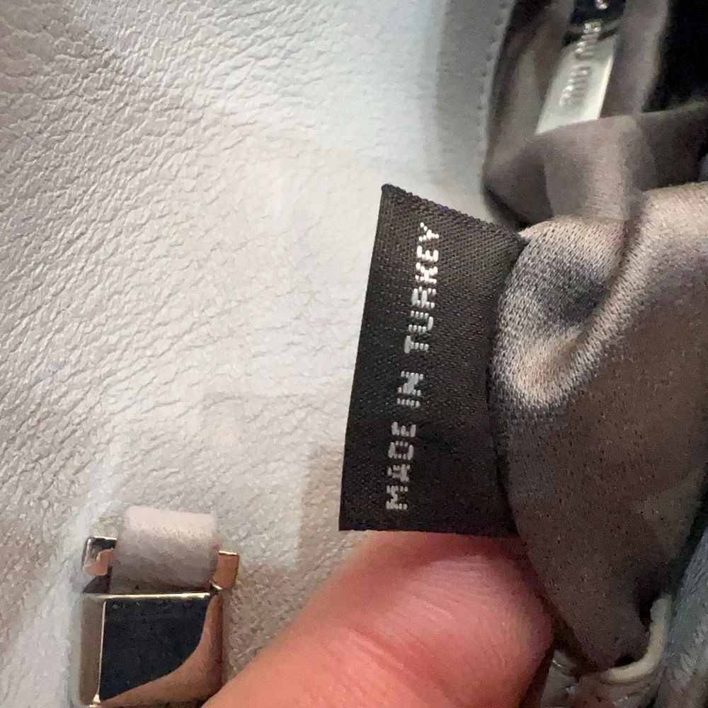 Miu Miu Quilted Blue and Gray Clutch - Picture 10 of 11